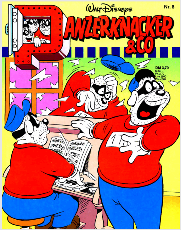 🦹‍♂️ Walt Disney – Panzerknacker 07 Sieben ist ihre Glückszahl – doch klappt der Coup diesmal wirklich?