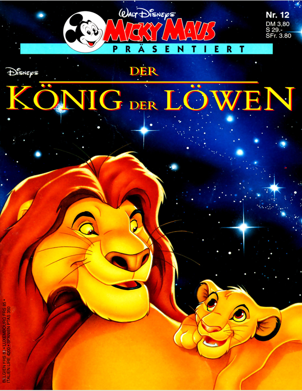 🦁 Micky Maus präsentiert – 12: Der König der Löwen Ein zeitloses Disney-Meisterwerk als Comic-Abenteuer!